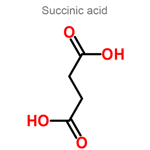 Структурная формула 4 Инозин + Никотинамид + Рибофлавин + Янтарная кислота