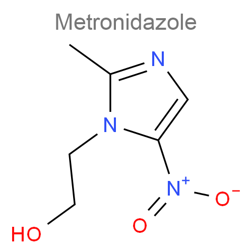 Структурная формула Интерферон альфа-2b + Метронидазол + Тербинафин