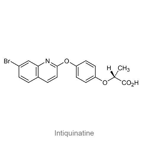 Структурная формула Интихинатин