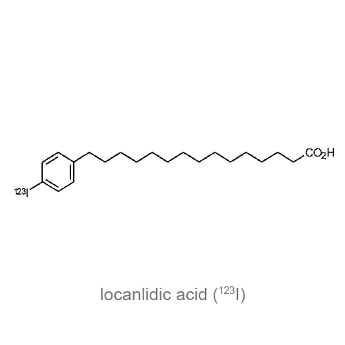 Йоканлидовая кислота (<sup>123</sup>I) структурная формула