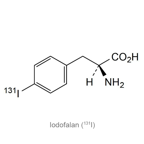 Йодофалан (<sup>131</sup>I) структурная формула