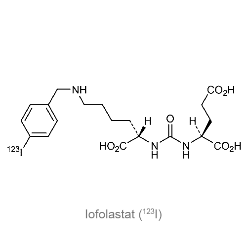 Структурная формула Йофоластат (<sup>123</sup>I)
