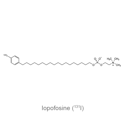 Структурная формула Йопофозин (<sup>131</sup>I)
