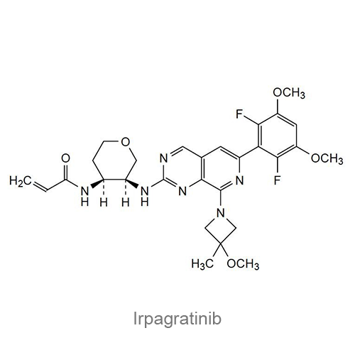 Структурная формула Ирпагратиниб