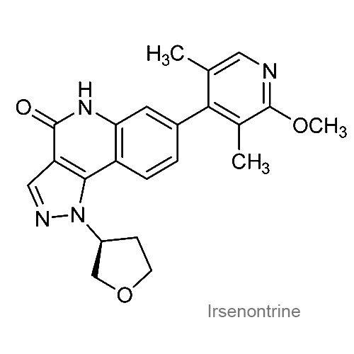 Структурная формула Ирсенонтрин