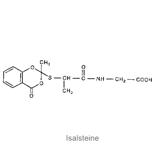 Структурная формула Изалстеин