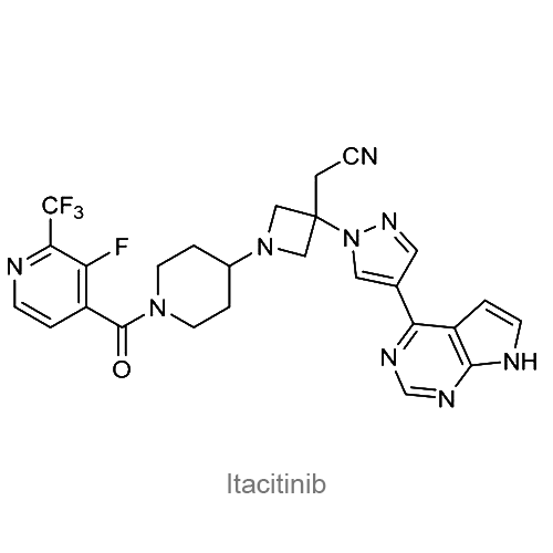 Структурная формула Итацитиниб