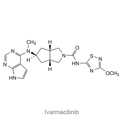 Структурная формула Ивармацитиниб