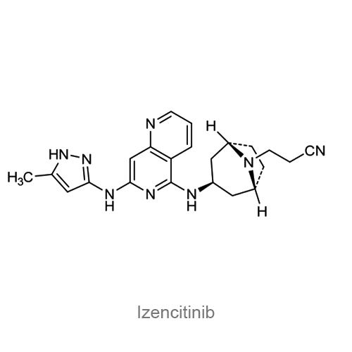 Структурная формула Изенцитиниб