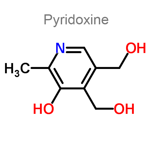 Изониазид + Пиразинамид + Рифампицин + [Пиридоксин] структурная формула 4