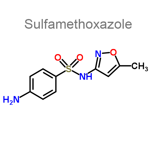 Структурная формула 3 Изониазид + Пиридоксин + Сульфаметоксазол + Триметоприм