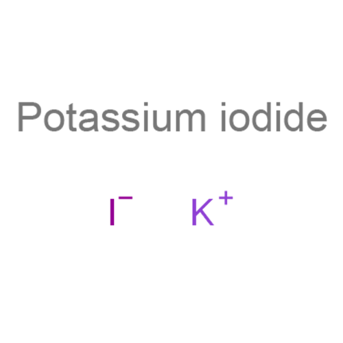 Структурная формула 2 Йод + [Калия йодид + Поливиниловый спирт]