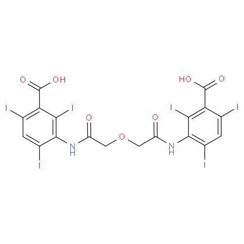 Структурная формула Йогликамовая кислота