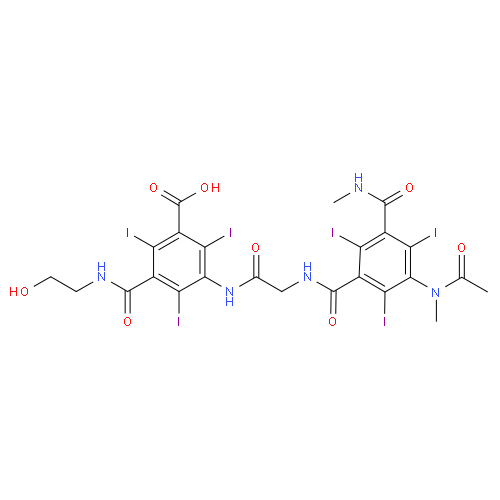 Структурная формула Йоксагловая кислота