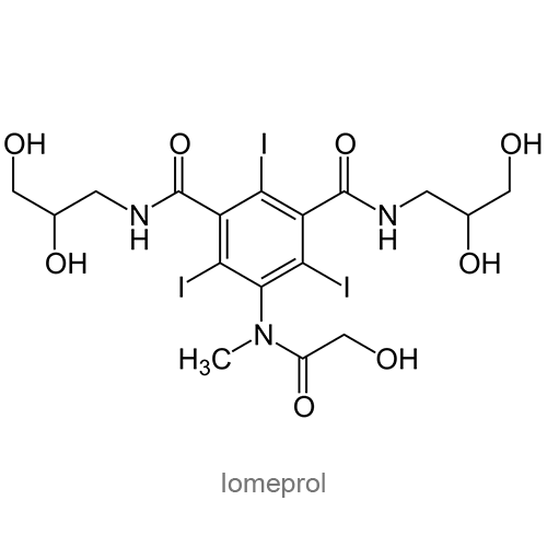 Структурная формула Йомепрол