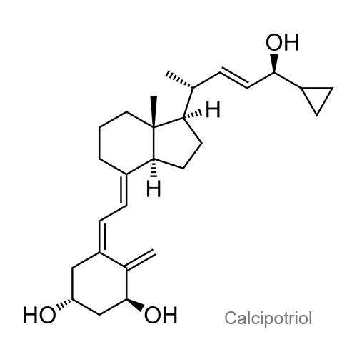 Структурная формула Кальципотриол
