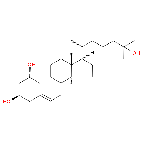 Кальцитриол структурная формула