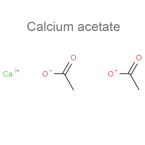 Кальция ацетат + Магния карбонат структурная формула