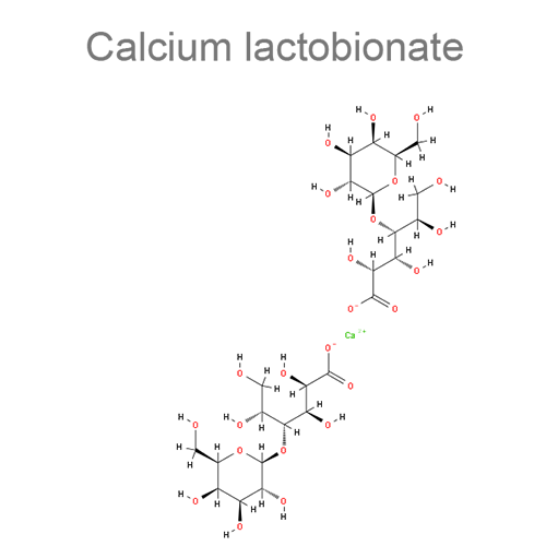 Кальция глубионат + Кальция лактобионат структурная формула 2