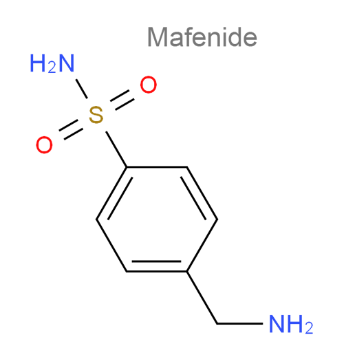 Структурная формула 2 Кальция глюконат + Мафенид + Натрия алгинат + Фенозановая кислота