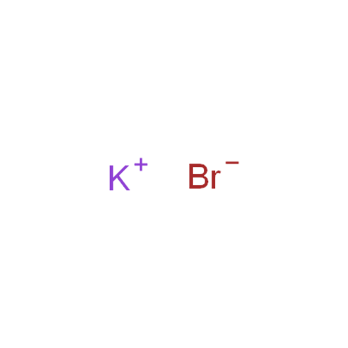 Структурная формула Калия бромид