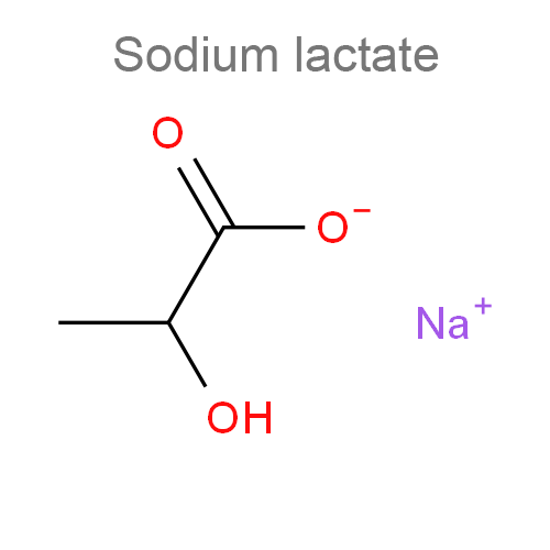 Структурная формула 4 Калия хлорид + Кальция хлорид + Магния хлорид + Натрия лактат + Натрия хлорид + Сорбитол