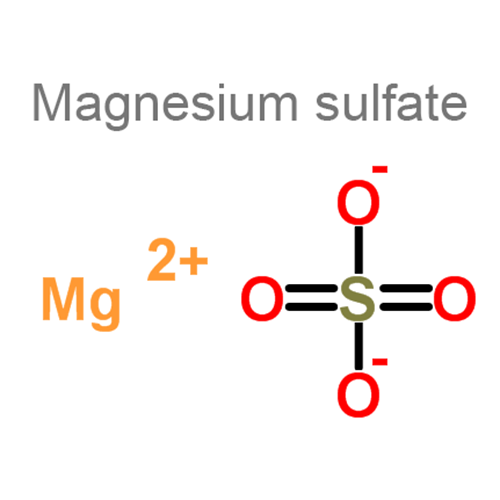 Структурная формула 2 Калия хлорид + Магния сульфат + Маннитол