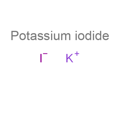Структурная формула Калия йодид + Натрия хлорид + Макрогол