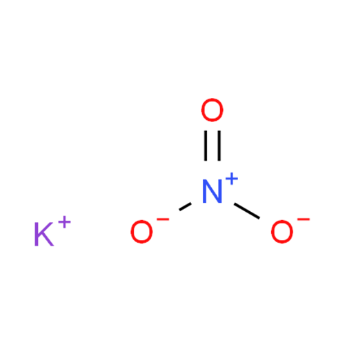 Структурная формула Калия нитрат