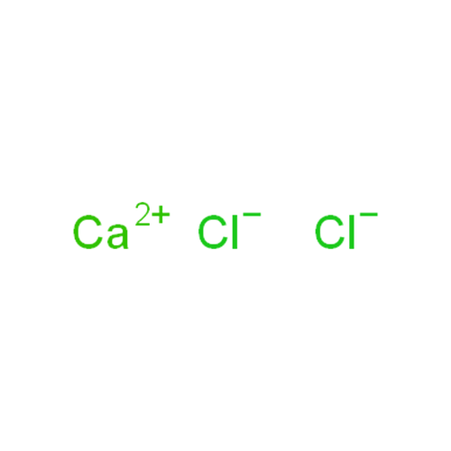 Структурная формула Кальция хлорид