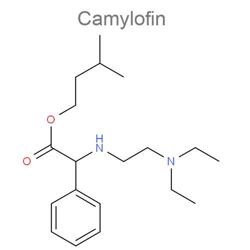 Структурная формула Камилофин + Кофеин + Меклоксамин + Пропифеназон + Эрготамин