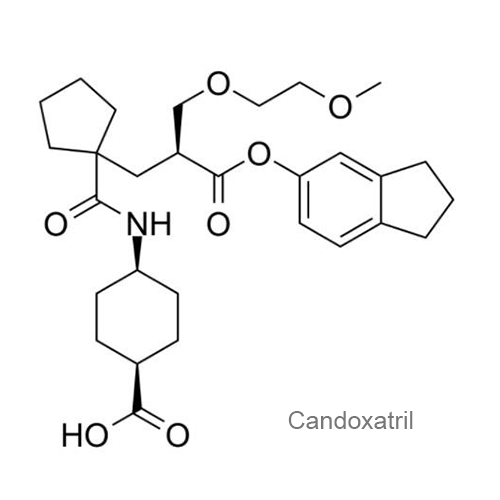 Структурная формула Кандоксатрил