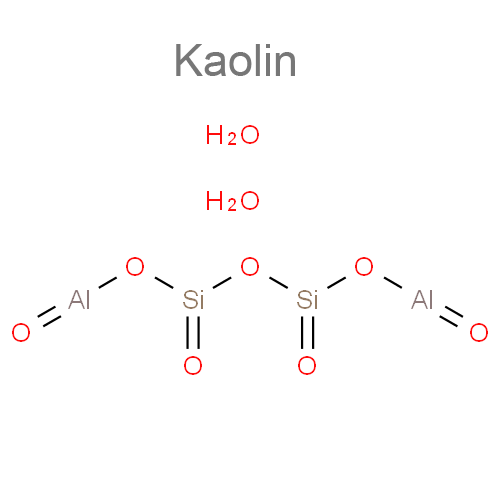 Структурная формула Каолин + Пектин