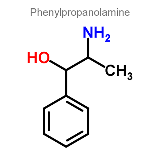 Карамифен + Фенилпропаноламин структурная формула 2