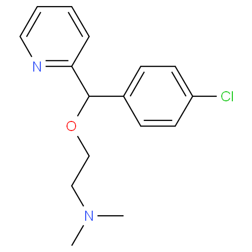 Структурная формула Карбиноксамин