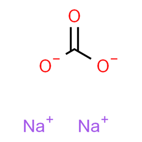 Структурная формула Карбонат натрия