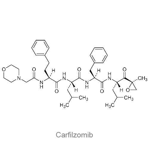 Структурная формула Карфилзомиб