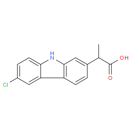 Карпрофен структурная формула
