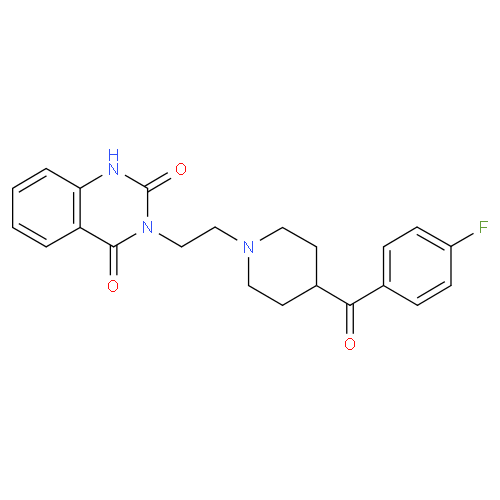 Структурная формула Кетансерин