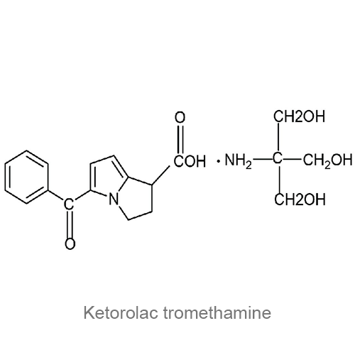 Кеторолака трометамин структурная формула
