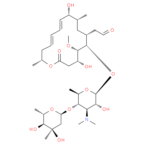 Китазамицин структурная формула