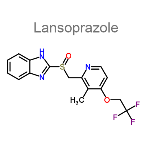 Структурная формула 2 Кларитромицин + Лансопразол + Амоксициллин