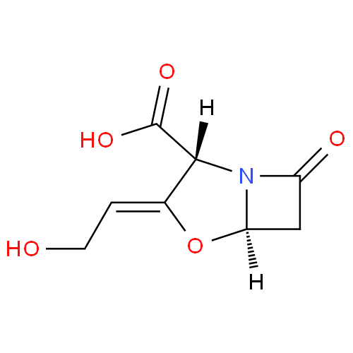 Клавулановая кислота структурная формула