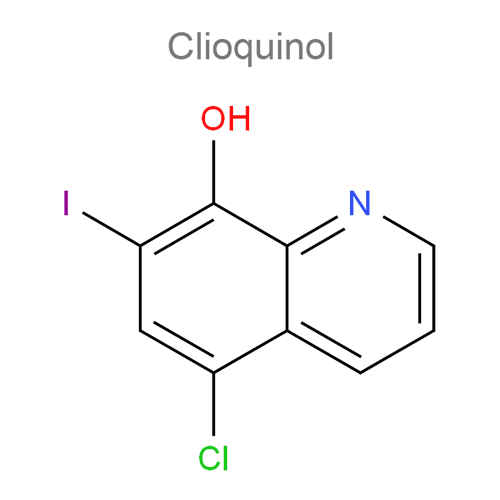 Структурная формула Клиохинол + Гидрокортизон