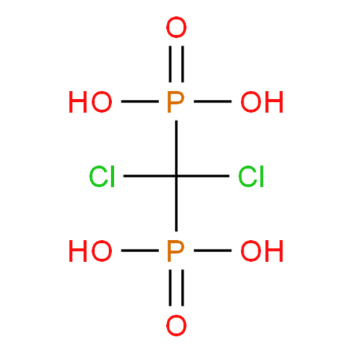 Клодроновая кислота структурная формула