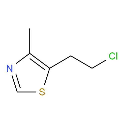 Структурная формула Клометиазол