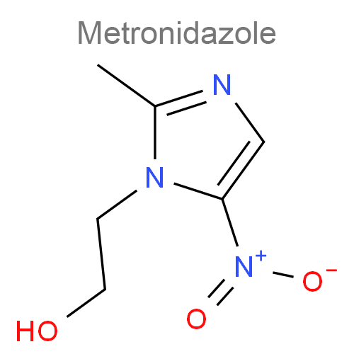 Клотримазол + Метронидазол структурная формула 2