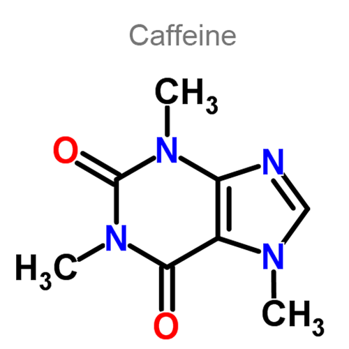 Структурная формула 2 Кодеин + Кофеин + Метамизол натрия + Фенобарбитал