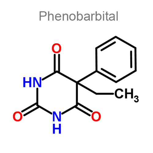 Кодеин + Кофеин + Метамизол натрия + Напроксен + Фенобарбитал структурная формула 5