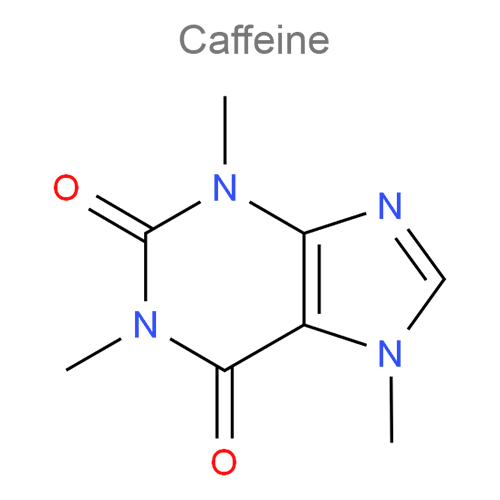 Структурная формула Кофеин + Эрготамин